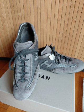 Scarpe Hogan Olympia grigio/argento
