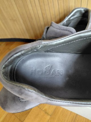 Scarpe Hogan Olympia grigio/argento