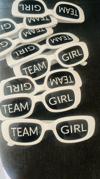 8 Gafas Revelación Niña Team Girl