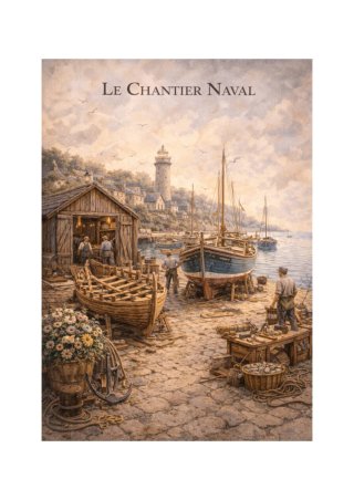 Poster Le Chantier Naval