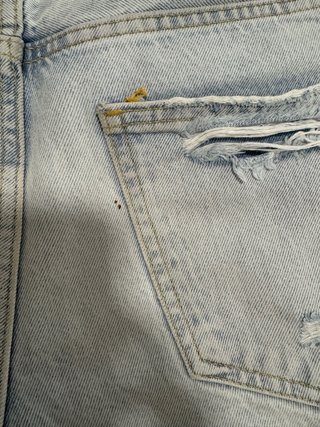 Bershka Shorts Vaqueros Desgastados Talla M