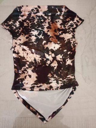 Top estampado Stradivarius