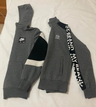 Lote 2 sudaderas MY BRAND EXCLUSIVE gris y nike