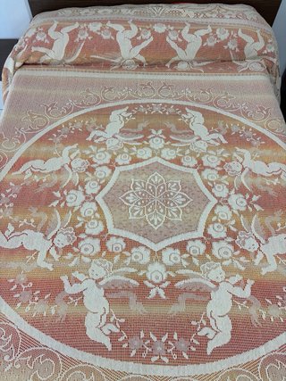 Coperta vintage con angeli