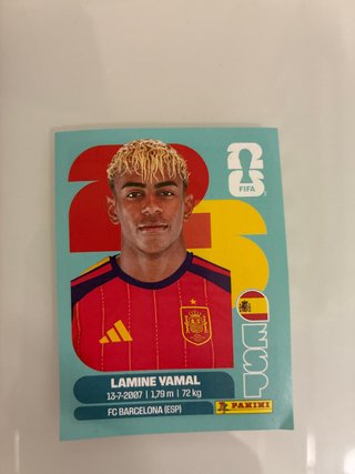 Cromo Lamine Yamal FC Barcelona  PANINI