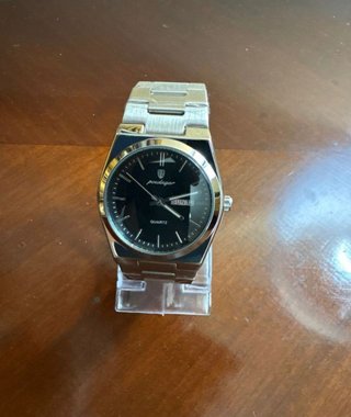Reloj POEDAGAR Caballero Negro/Plata
