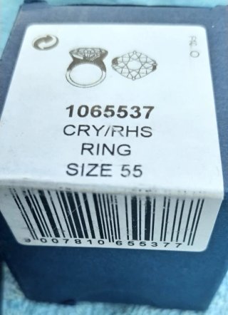 Anillo Swarovski de gran cristal