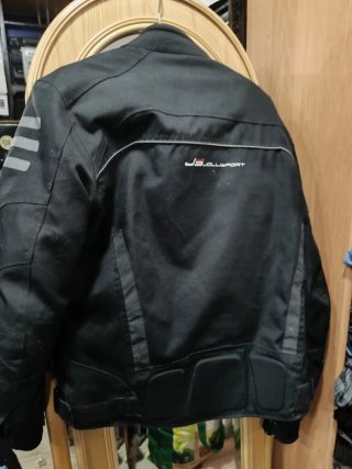Chaqueta Motorista Jollysport Negra