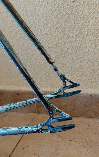 Cuadro Pista Acero MM Lasa a Restaurar
