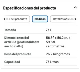 Horno de encastrar Cecotec modelo Hexa C126000