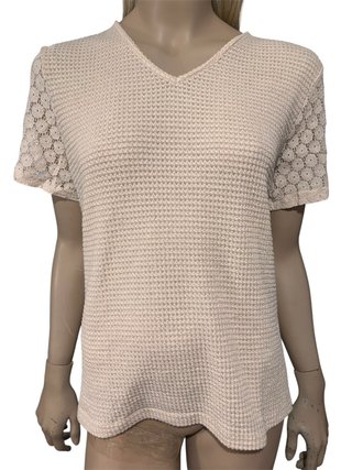 Maglia donna elegante beige