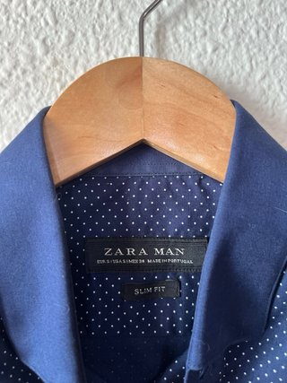 Camisa Zara Man puntos