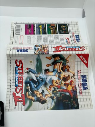 Streets of Rage II Master System Sega