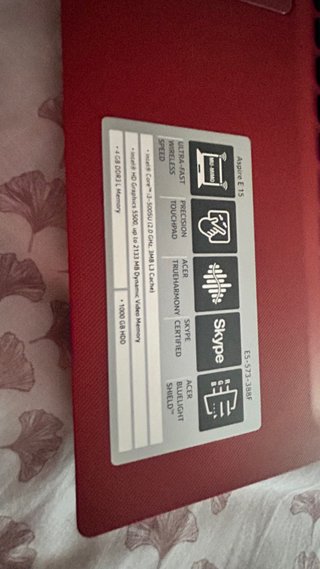 Portátil Acer Aspire E15 Rojo