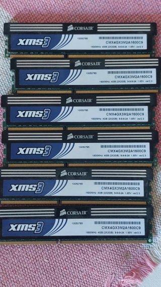 6x 2GB DDR3 1600MHz Corsair XMS3 RAM