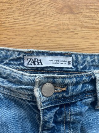 Falda vaquera zara abertura