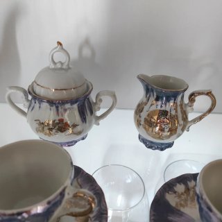 Juego de café de porcelana
