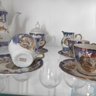 Juego de café de porcelana