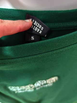 Camiseta Kaotiko Oversize Verde Talla S