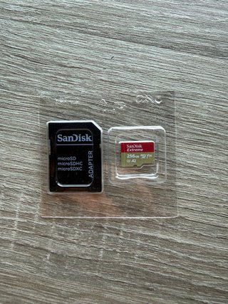 SanDisk Extreme MicroSD 256GB + Adaptador SD
