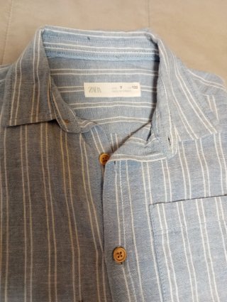 Lote 4 Camisas Niño Talla 7 Zara