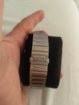 Reloj Automático Azul y Dorado
