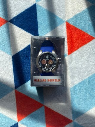 Reloj Calgary Azul Nuevo Sin Estrenar