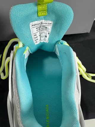 Balenciaga Track Blanco Amarillo Neón