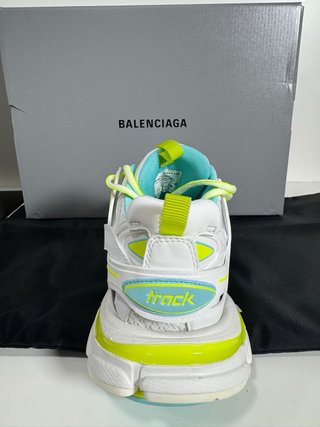 Balenciaga Track Blanco Amarillo Neón