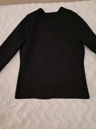 Chaqueta Zara cruzada botones dorados