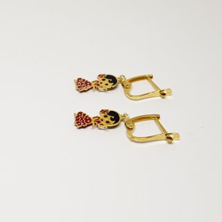 Conjunto Oro 18K Sevillana Niña