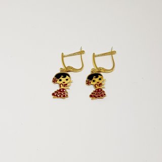 Conjunto Oro 18K Sevillana Niña