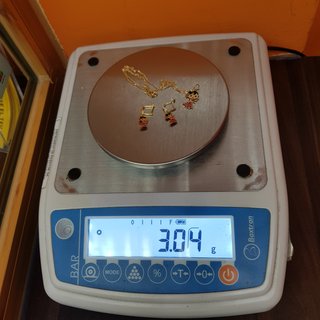 Conjunto Oro 18K Sevillana Niña