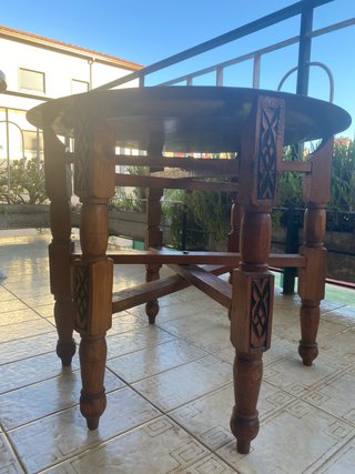 Mesa Marroquí de té metálica