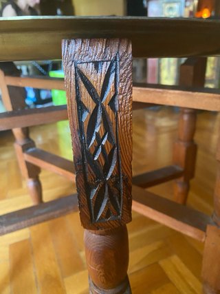 Mesa Marroquí de té metálica