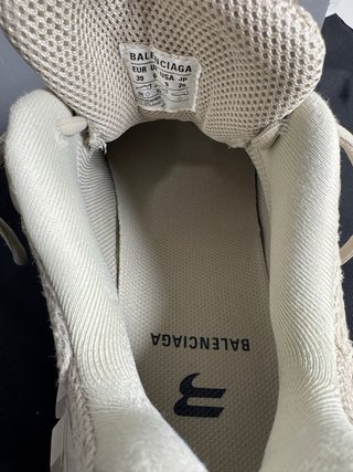 Balenciaga Defender Beige/Plata Talla 39