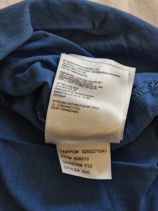 Camiseta The North Face Azul Talla S