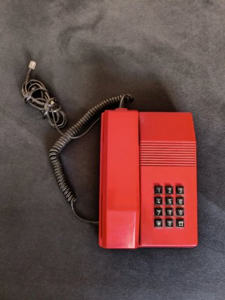 Teléfono Vintage Telefónica Rojo