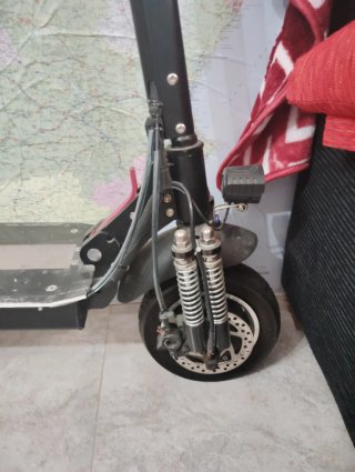 Patinete Eléctrico Negro FLJ K6
