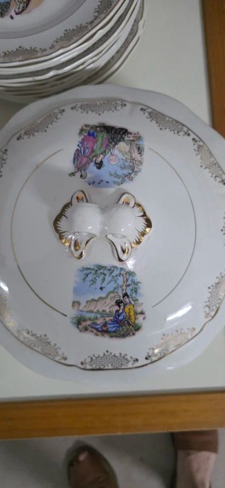 Vajilla Saint Amand Vintage Porcelana