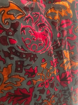 Vestido corto estampado terciopelo