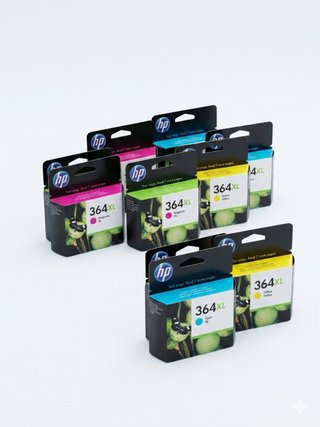 Lote 7 Cartuchos Tinta HP 364XL Originales Nuevos