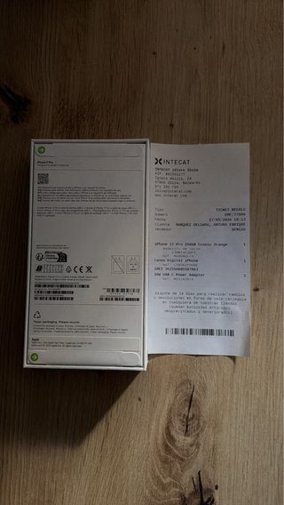 iPhone 17 Pro 256GB Naranja Nuevo sellado.