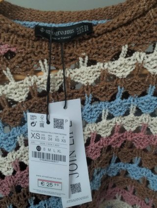 Jersey Stradivarius calado sin estrenar y etiqueta