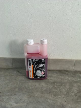 Aceite de mezcla Ipone 2T Olor Fresa 1L