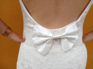 Vestido blanco encaje