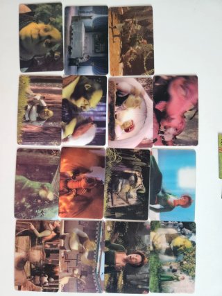 Lotto 15 Carte Lenticolari Shrek 2001 Merlin