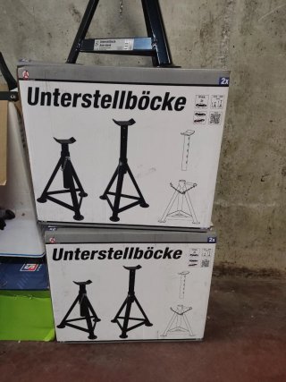 Caballetes para coche (4 unidades)