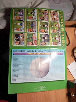 Álbum Cromos Liga 97/98 Oficial