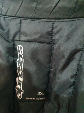 Chaqueta Moto Alpinestars Negra